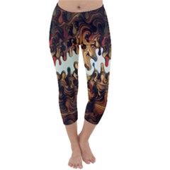 Art Installation Science Museum London Capri Winter Leggings  by artworkshop