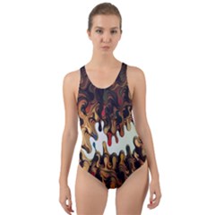 Art Installation Science Museum London Cut-out Back One Piece Swimsuit by artworkshop