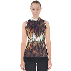 Art Installation Science Museum London Mock Neck Shell Top by artworkshop