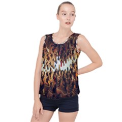 Art Installation Science Museum London Bubble Hem Chiffon Tank Top by artworkshop