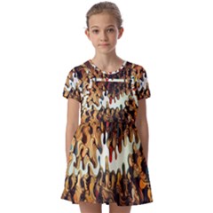 Art Installation Science Museum London Kids  Short Sleeve Pinafore Style Dress by artworkshop