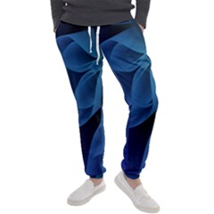 Abstract Blue Background Men s Jogger Sweatpants by artworkshop