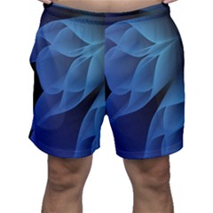 Abstract Blue Background Men s Shorts