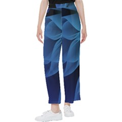 Abstract Blue Background Women s Pants  by artworkshop