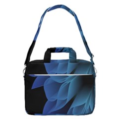 Abstract Blue Background Macbook Pro 13  Shoulder Laptop Bag 