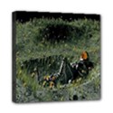 Astronaut Lying In Flowers Fantasy Mini Canvas 8  x 8  (Stretched) View1