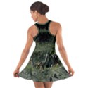 Astronaut Lying In Flowers Fantasy Cotton Racerback Dress View2