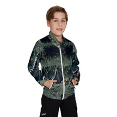 Astronaut Lying In Flowers Fantasy Kids  Windbreaker by artworkshop