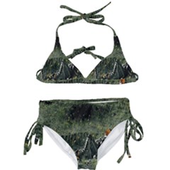 Astronaut Lying In Flowers Fantasy Kids  Classic Bikini Set by artworkshop