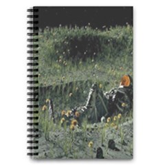 Astronaut Lying In Flowers Fantasy 5 5  X 8 5  Notebook by artworkshop