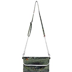 Astronaut Lying In Flowers Fantasy Mini Crossbody Handbag by artworkshop