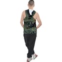 Astronaut Lying In Flowers Fantasy Men s Sleeveless Hoodie View2