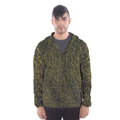 Green Grunge Background Men s Hooded Windbreaker by artworkshop