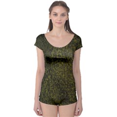 Green Grunge Background Boyleg Leotard  by artworkshop