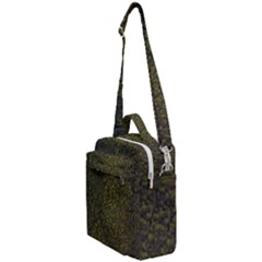 Green Grunge Background Crossbody Day Bag by artworkshop