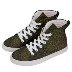 Green Grunge Background Men s Hi-top Skate Sneakers by artworkshop