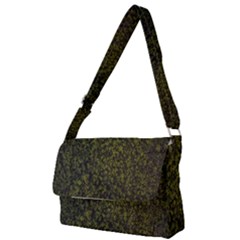 Green Grunge Background Full Print Messenger Bag (s) by artworkshop