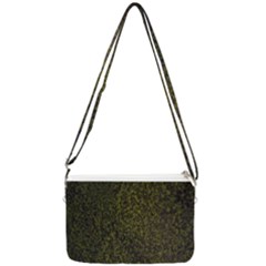 Green Grunge Background Double Gusset Crossbody Bag by artworkshop