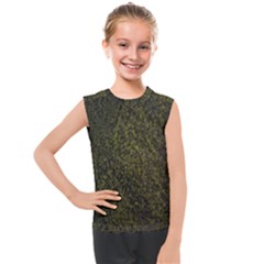 Green Grunge Background Kids  Mesh Tank Top by artworkshop