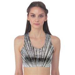 Light Cloud Sports Bra by artworkshop