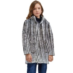 Light Cloud Kid s Hooded Longline Puffer Jacket by artworkshop