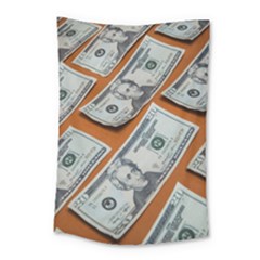 Money Pattern Small Tapestry by artworkshop