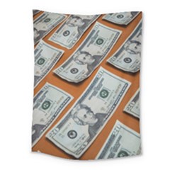 Money Pattern Medium Tapestry by artworkshop