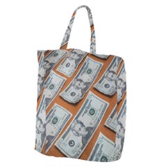 Money Pattern Giant Grocery Tote