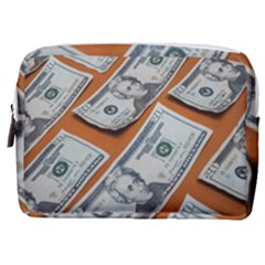 Money Pattern Make Up Pouch (medium) by artworkshop