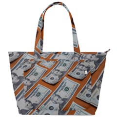 Money Pattern Back Pocket Shoulder Bag 