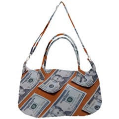 Money Pattern Removal Strap Handbag