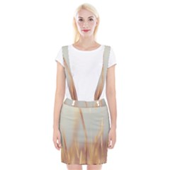 Nature Plants Color Braces Suspender Skirt