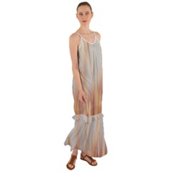 Nature Plants Color Cami Maxi Ruffle Chiffon Dress by artworkshop