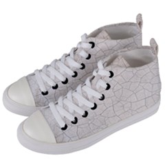 Pattern Abstrakwallpaper Women s Mid-top Canvas Sneakers by artworkshop