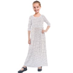 Pattern Abstrakwallpaper Kids  Quarter Sleeve Maxi Dress by artworkshop