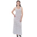 Pattern Abstrakwallpaper Sleeveless Velour Maxi Dress View1