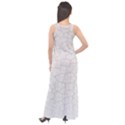 Pattern Abstrakwallpaper Sleeveless Velour Maxi Dress View2