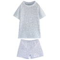 Pattern Abstrakwallpaper Kids  Swim Tee and Shorts Set View1