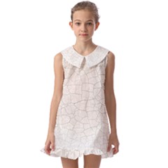 Pattern Abstrakwallpaper Kids  Pilgrim Collar Ruffle Hem Dress by artworkshop