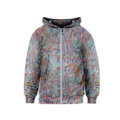 Pattern Texture Design Kids  Zipper Hoodie by artworkshop