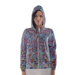 Pattern Texture Design Women s Hooded Windbreaker by artworkshop