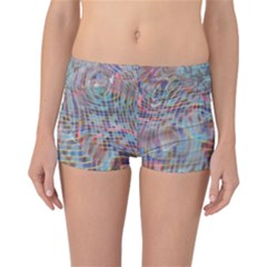 Pattern Texture Design Reversible Boyleg Bikini Bottoms