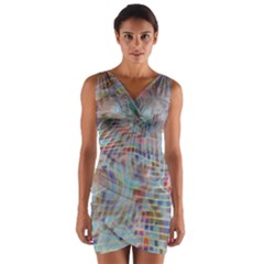 Pattern Texture Design Wrap Front Bodycon Dress by artworkshop