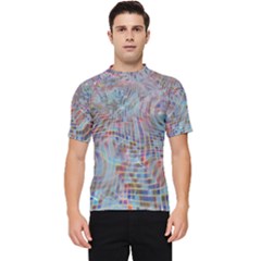 Pattern Texture Design Men s Short Sleeve Rash Guard by artworkshop