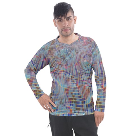 Pattern Texture Design Men s Pique Long Sleeve Tee by artworkshop