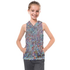 Pattern Texture Design Kids  Sleeveless Hoodie by artworkshop