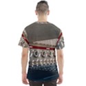 Patterned tunnels on the concrete wall Men s Sport Mesh Tee View2