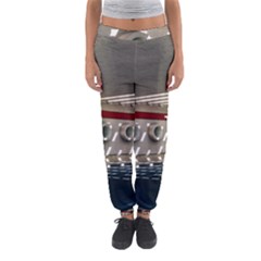 Patterned Tunnels On The Concrete Wall Women s Jogger Sweatpants by artworkshop