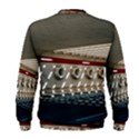 Patterned tunnels on the concrete wall Men s Sweatshirt View2