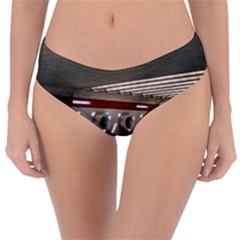 Patterned Tunnels On The Concrete Wall Reversible Classic Bikini Bottoms by artworkshop